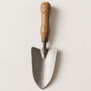 17 Heavy Duty Stainless Steel Garden Trowel with Ergonomic Wood Handle for Digging Planting and Transplanting Indoor Outdoor Flowers