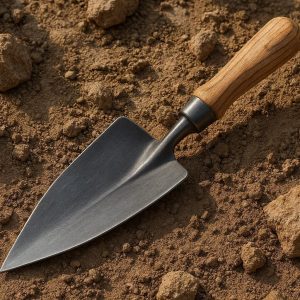 21 Pointed Tip Stainless Steel Hand Shovel for Rock Gardening and Breaking Hard Soil in Arid Climates and Difficult Ground Conditions