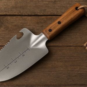 24 Multi Purpose Garden Knife Trowel with Built in Twine Cutter and Bottle Opener for Versatile Outdoor Landscaping and Camping Utility